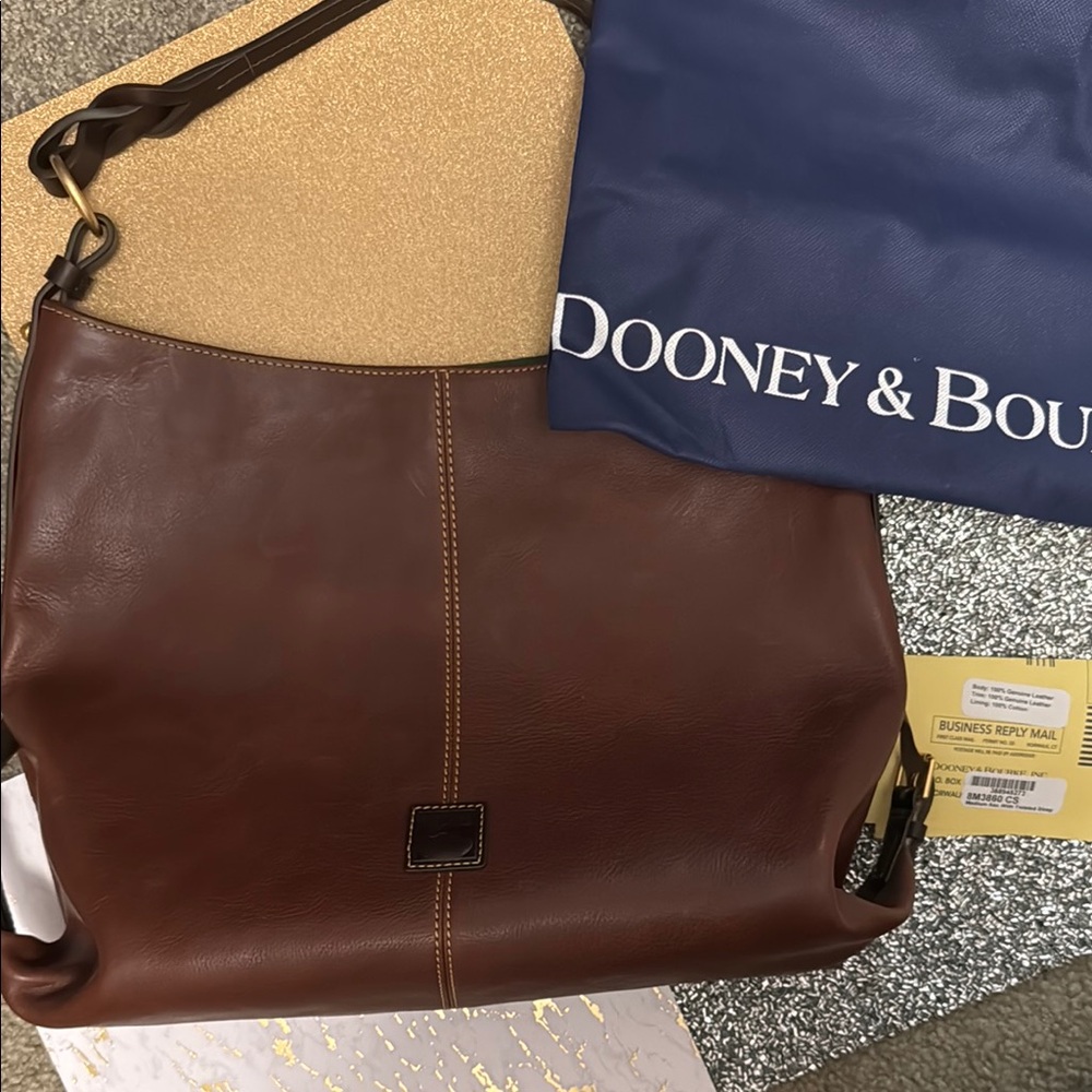 Dooney & Bourke Brown Hobo Bag with Timeless Silhouette